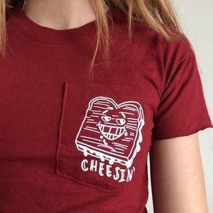 Handmade vinyl cut tee